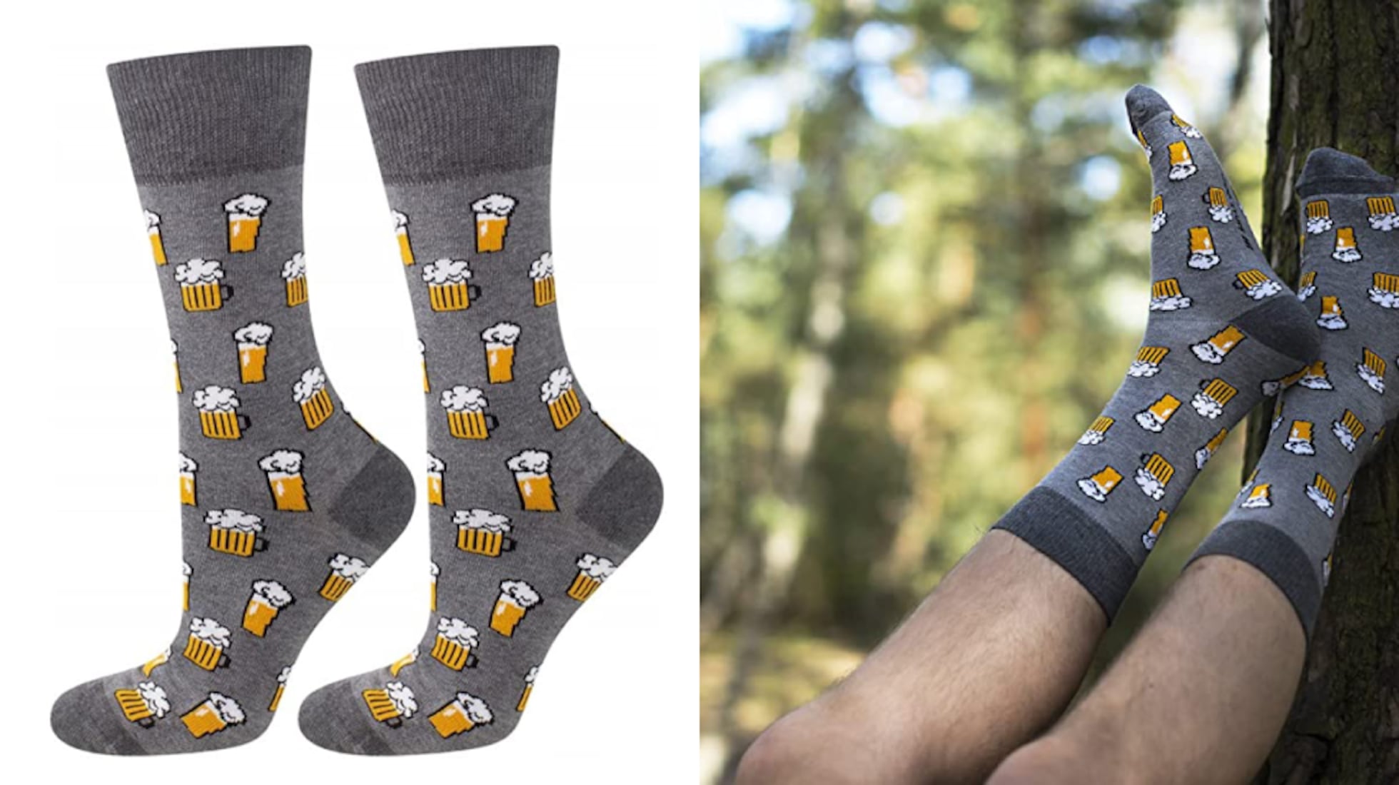 Diez calcetines de diseños divertidos para hombre con los que vestir ...