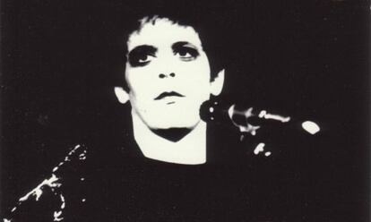 Lou Reed en la foto que aparecía en 'Transformer', su disco de 1972.