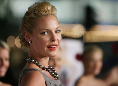 Katherine Heigl en el estreno de '27 vestidos' (2008).