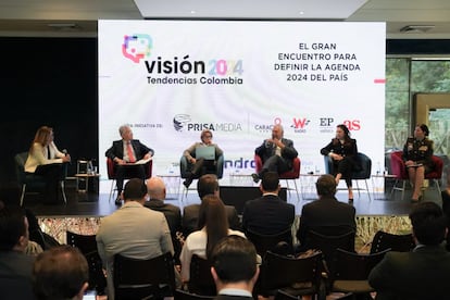 Foro ‘Visión 2024: tendencias Colombia’ organizado por Prisa Media, en Bogotá, el 27 de noviembre de 2023.