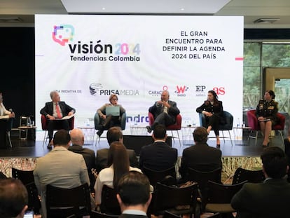 Foro ‘Visión 2024: tendencias Colombia’ organizado por Prisa Media, en Bogotá, el 27 de noviembre de 2023.