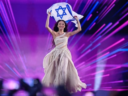 Eden Golan representante de Israel durante la final de Eurovisión 2024 del sábado 11 de mayo en Malmö (Suecia).