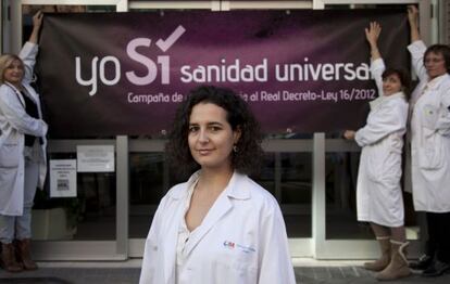 Madrid doctor Mar Sacristán is still treating immigrants without residency papers.