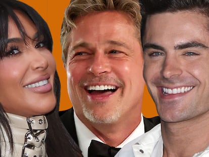 Kim Kardashian, Brad Pitt y Zac Efron lucen la dentición definida por Hollywood.