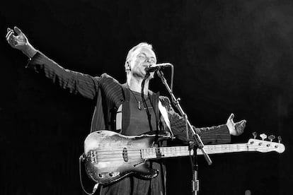 Sting, de brazos abiertos, en el primer festival Músicos en la Naturaleza, que puso a Hoyo del Espino en el panorama internacional.