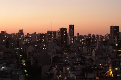 Vista de la ciudad de Buenos Aires, Argentina, en abril de 2020.