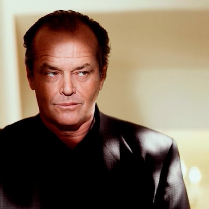 Jack Nicholson, con las entradas más famosas del cine, posa en Los Ángeles en 1993.