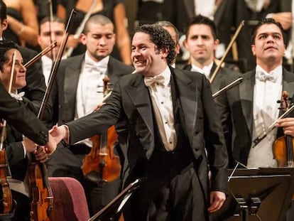 Dudamel, el 16 de gener de l'any passat al Palau de la Música.