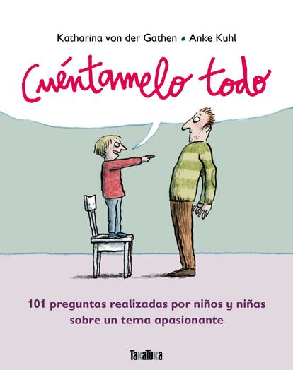 Con la llegada de la democracia se estiló en España editar libros sobre sexo para niños. La tradición se perdió y se recuperaron títulos como este en el que una sexóloga contesta a 101 preguntas de alemanes de ocho años (más curiosos que los españoles a esa edad, según sus profesores). La autora va al grano y de forma amena, sin aspavientos, contesta a sus inquietudes e incluso puede descubrir cosas a los adultos (un óvulo tiene el tamaño del punto de la i). Se acompaña de ilustraciones desternillantes.