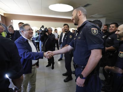 Interior minister Juan Ignacio Zoido in Catalonia on October 7.