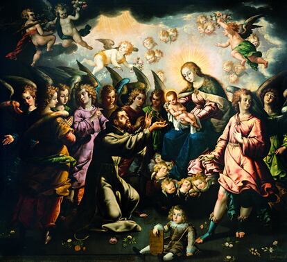 Óleo sobre lienzo del pintor del barroco español José Juárez.