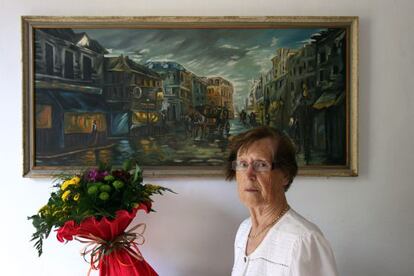 Cecilia Giménez, autora de la restuaración del eccehomo.