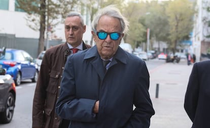 Jaime Botín, a su llegada a los juzgados, en noviembre en Madrid.