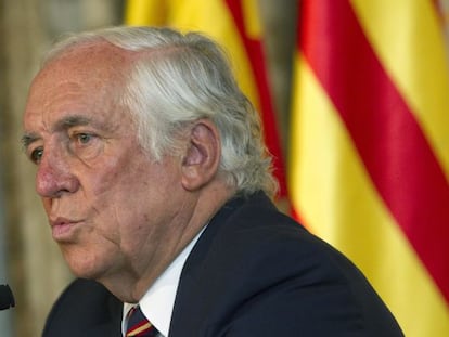 El alto comisionado del Gobierno para la Marca España, Carlos Espinosa de los Monteros, en Barcelona.