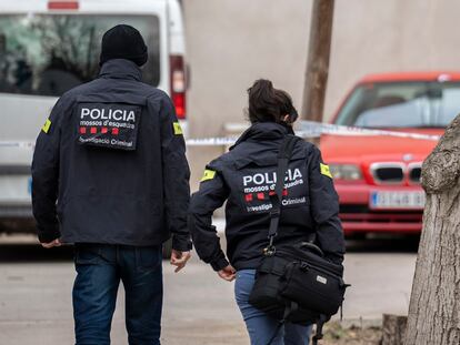 Dos Mossos d'Esquadra, en una imagen de archivo.