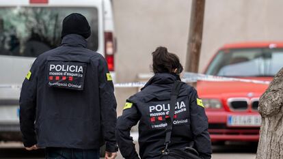 Agentes de los Mossos d'Esquadra en una imagen de archivo.