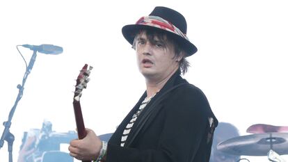 Pete Doherty, en un concierto en junio de 2015.