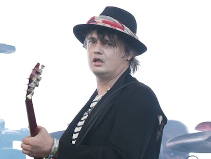 Pete Doherty, en un concierto en junio de 2015.