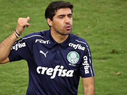 O treinador português Abel Ferreira conduziu o Palmeiras à final da Libertadores.