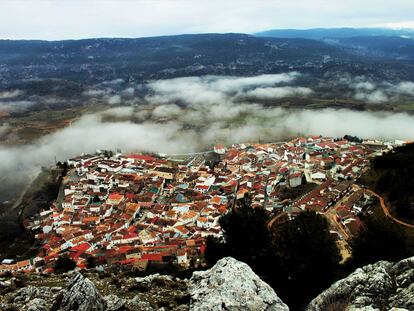 Vista aérea de Santiago-Pontones, en la provincia de Jaén. / ÁNGEL MUÑOZ
