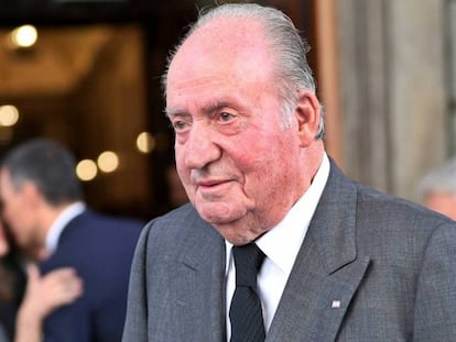 El rey emérito, don Juan Carlos I.