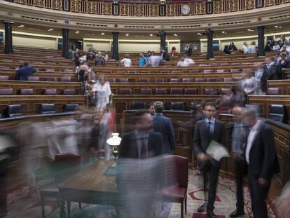 Pleno del Congreso de los Diputados, el pasado 17 de septiembre.