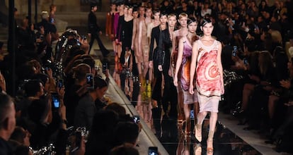 Desfile de Givenchy, en París.