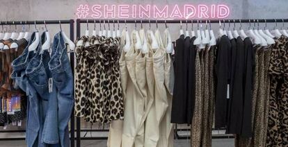 Tienda de Shein, en Madrid. 