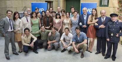 Reparto de la serie de TVE 'Gran Reserva. El origen'.