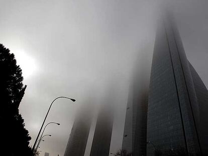 Las cuatro torres de la antigua Ciudad Deportiva del Real Madrid