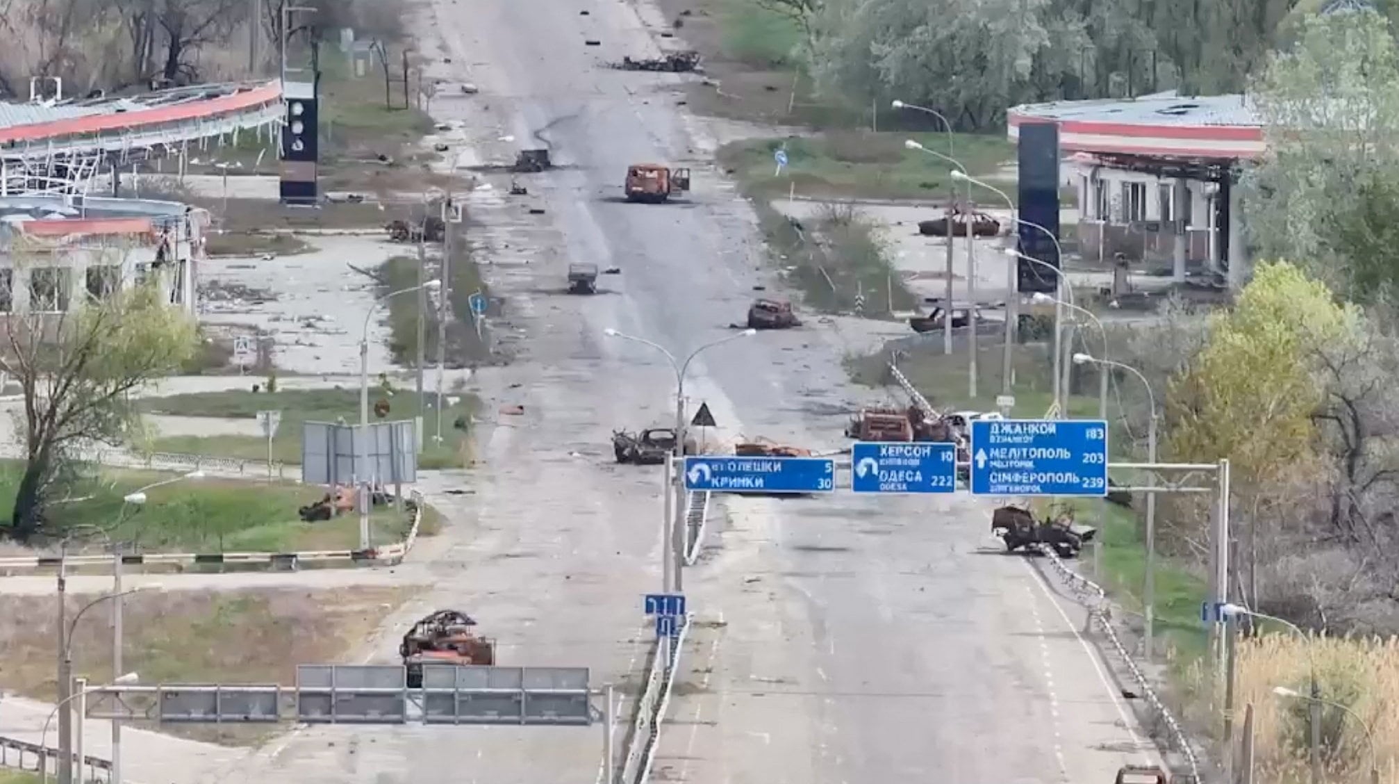 La tregua en la asediada ciudad ucrania de Oleshki entra en vigor