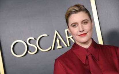 Greta Gerwig, directora del filme 'Mujercitas', que ha sido nominado a seis Oscar.