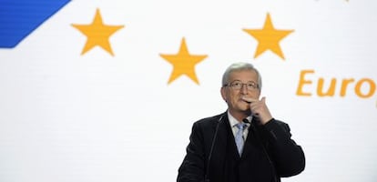 Jean-Claude Juncker nesta segunda-feira em Bruxelas.