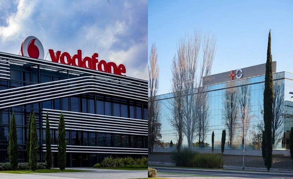 Sedes de Vodafone España y de MasOrange, en Madrid.