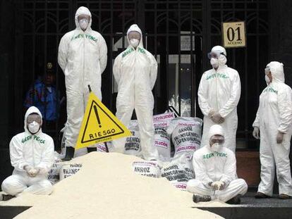 Protestas en México contra los cultivos transgénicos