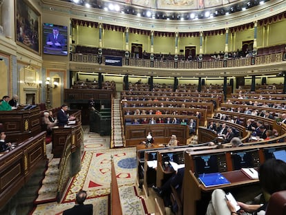 Pedro Sánchez intervenía en el Congreso el 20 de diciembre.