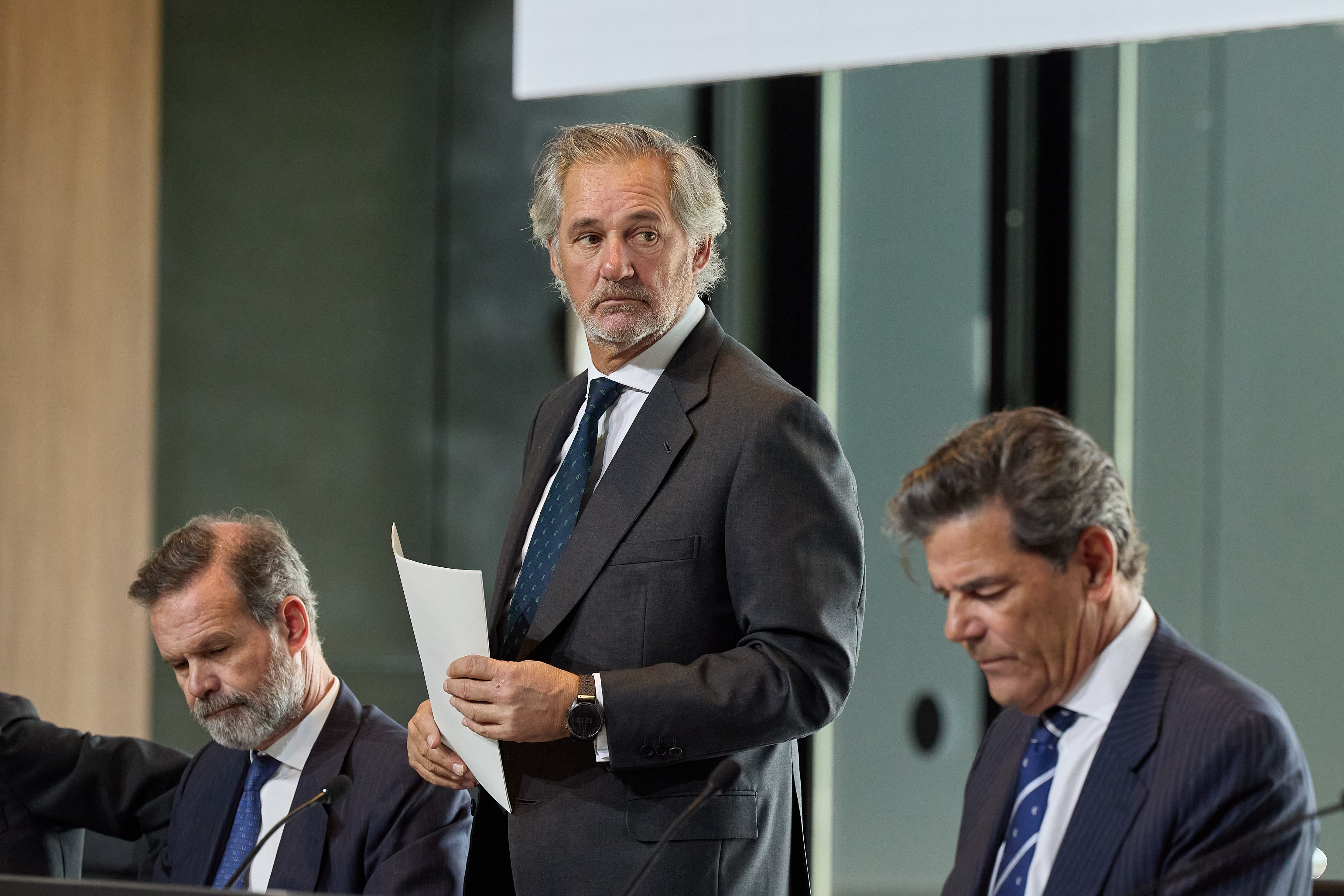 El consejero delegado de Acciona, José Manuel Entrecanales, en la junta de accionistas de 2024.