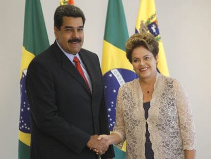 Maduro se reúne com Dilma após posse.