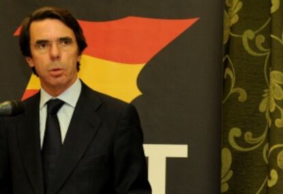 Aznar, en el acto de entrega del I Premio José Antonio Bernal Gómez.