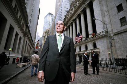 El presidente de Iberdrola, Ignacio Sánchez Galán, en Wall Street.