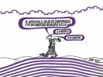 Viñeta realizado por Forges para 'Informaciones', en 1977.