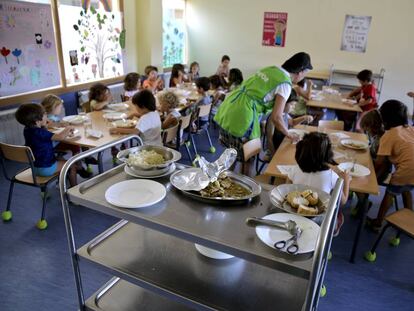 Comedor escolar del colegio público San Bartolomé en Fresnedillas de la Oliva (Madrid)