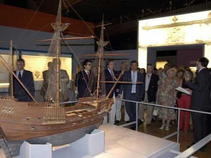 Una de las maquetas expuestas en <i>Santander en el tiempo.</i>