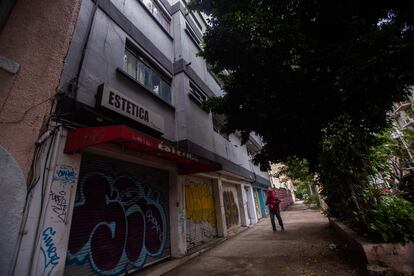 La fachada del edificio, en calle Puebla 261 en el barrio Roma Norte.