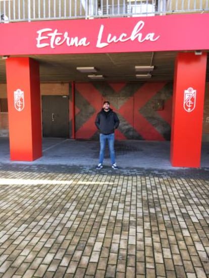 Ignasi Torné, en el Nuevo Los Cármenes del Granada FC.