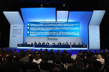 Junta de Accionistas de Telefónica.