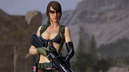 El personaje de Quiet en 'Metal Gear Solid V', interpretado por Stefanie Joosten.