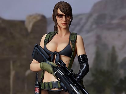 El personaje de Quiet en 'Metal Gear Solid V', interpretado por Stefanie Joosten.