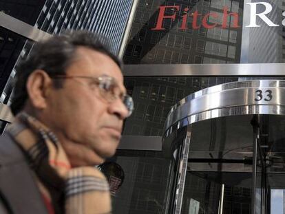 Sede de la agencia de calificaci&oacute;n Fitch en Nueva York, EE.UU.