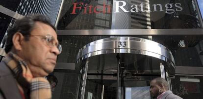 Sede de la agencia de calificaci&oacute;n Fitch en Nueva York, EE.UU.